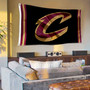 Cleveland Cavaliers Black 3x5 Banner Flag