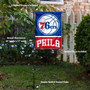 Philadelphia 76ers Garden Flag and Stand