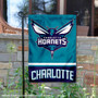 Charlotte Hornets Garden Flag