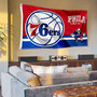 Philadelphia 76ers Dual Logo 3x5 Banner Flag