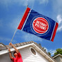 Detroit Pistons Logo 3x5 Flag