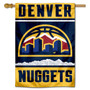 Denver Nuggets New Skyline Logo Double Sided House Flag