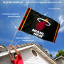 Miami Heat  Flag Pole and Bracket Kit