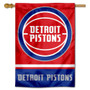 Detroit Pistons Logo Double Sided House Flag