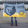 Memphis Grizzlies Dual Logo 3x5 Banner Flag