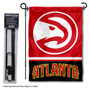 Atlanta Hawks Garden Flag and Flagpole Stand