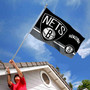 Brooklyn Nets Dual Logo 3x5 Banner Flag
