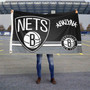 Brooklyn Nets Dual Logo 3x5 Banner Flag