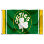 Boston Celtics Hardwood Vintage Retro Throwback Logo 3x5 Flag