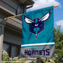 Charlotte Hornets Logo Double Sided House Flag