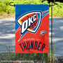 Oklahoma City Thunder Double Sided Garden Flag