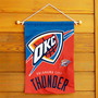 Oklahoma City Thunder Double Sided Garden Flag