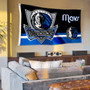 Dallas Mavericks Dual Logo 3x5 Banner Flag