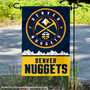 Denver Nuggets Wordmark Double Sided Garden Flag
