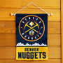 Denver Nuggets Wordmark Double Sided Garden Flag