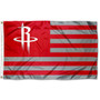 Houston Rockets Americana Stripes Nation Flag