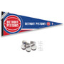 Detroit Pistons Banner Pennant with Tack Wall Pads