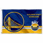 Golden State Warriors Dual Logo 3x5 Banner Flag