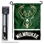 Milwaukee Bucks Garden Flag and Stand