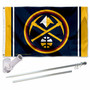 Denver Nuggets Pickaxe Flag Pole and Bracket Kit