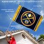 Denver Nuggets Pickaxe Flag Pole and Bracket Kit