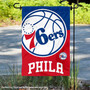 Philadelphia 76ers Double Sided Garden Flag