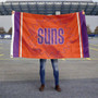 Phoenix Suns Hardwood Vintage Retro Throwback Logo 3x5 Flag