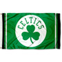 Boston Celtics Shamrock Logo Flag