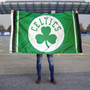 Boston Celtics Shamrock Logo Flag