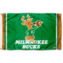 Milwaukee Bucks Vintage Hardwood Classics Flag