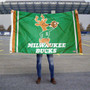 Milwaukee Bucks Vintage Hardwood Classics Flag