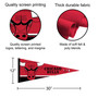 Chicago Bulls Banner Pennant with Tack Wall Pads