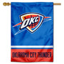 Oklahoma City Thunder Logo Double Sided House Flag