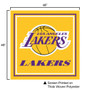 Los Angeles Lakers Tablecloth 48 Inch Table Cover