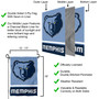 Memphis Grizzlies Double Sided Garden Flag