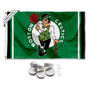 Boston Celtics Banner Flag with Tack Wall Pads