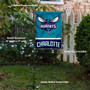 Charlotte Hornets Garden Flag and Flagpole Stand