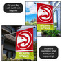 Atlanta Hawks Logo Double Sided House Flag