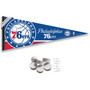 Philadelphia 76ers Banner Pennant with Tack Wall Pads