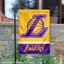 Los Angeles Lakers Wordmark Double Sided Garden Flag