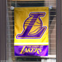 Los Angeles Lakers Wordmark Double Sided Garden Flag