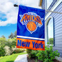 New York Knicks Banner Flag and 5 Foot Flag Pole for House