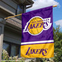 LA Lakers Primary Logo Double Sided House Flag