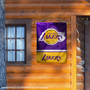 LA Lakers Primary Logo Double Sided House Flag