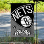 Brooklyn Nets Double Sided Garden Flag