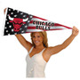 Chicago Bulls Nation USA Stars and Stripes Pennant