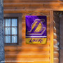 Los Angeles Lakers Logo Double Sided House Flag
