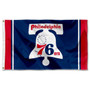 Philadelphia 76ers Hardwood Vintage Retro Throwback Logo 3x5 Flag