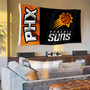 Phoenix Suns Black 3x5 Banner Flag