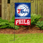 Philadelphia 76ers Garden Flag and Flag Pole Stand